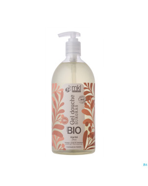Mkl gel douche bio beurre karite fl pomp.1l