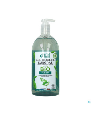 Mkl gel douche bio aloe vera fl pompe 1l
