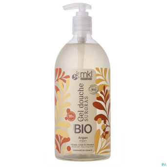 Mkl gel douche bio argan fl pompe 1l
