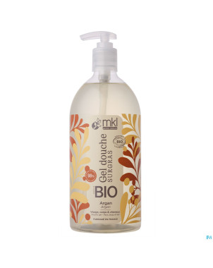 Mkl gel douche bio argan fl pompe 1l