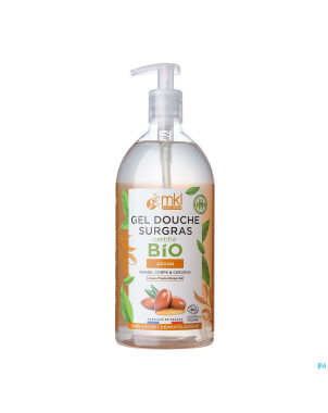 Mkl gel douche bio argan fl pompe 1l