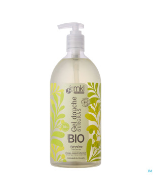Mkl gel douche bio verveine fl pompe 1l