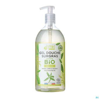 Mkl gel douche bio verveine fl pompe 1l