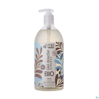 Mkl gel douche bio coco fl pompe 1l