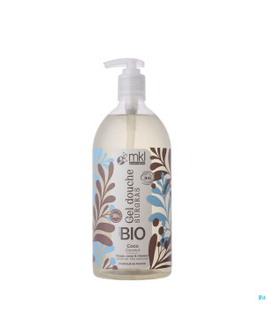 Mkl gel douche bio coco fl pompe 1l