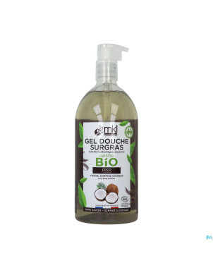 Mkl gel douche bio coco fl pompe 1l