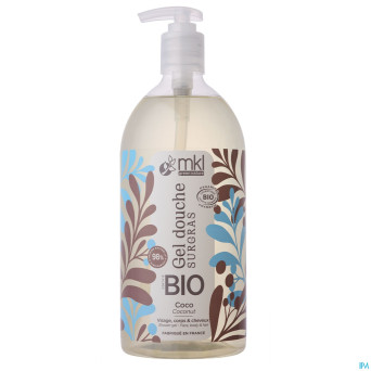 Mkl gel douche bio coco fl pompe 1l