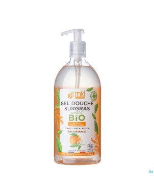 Mkl gel douche bio fleur oranger fl pompe 1l