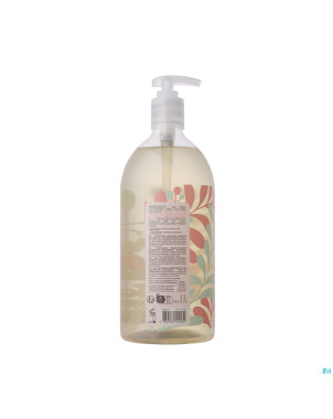 Mkl gel douche bio fleur coton fl pompe 1l