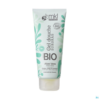 Mkl gel douche bio aloe vera fl 200ml