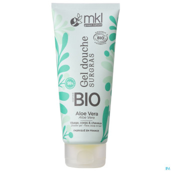 Mkl gel douche bio aloe vera fl 200ml
