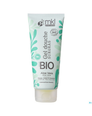 Mkl gel douche bio aloe vera fl 200ml