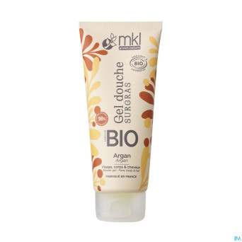 Mkl gel douche bio argan fl 200ml