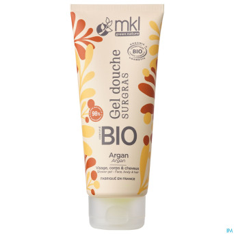Mkl gel douche bio argan fl 200ml