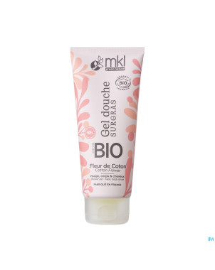 Mkl gel douche bio fleur de coton fl 200ml