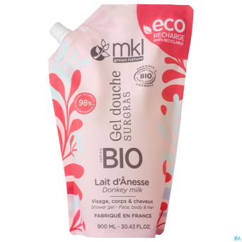 Mkl gel douche bio lait anesse rech. 900ml