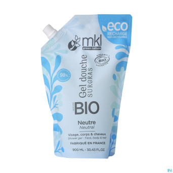 Mkl gel douche bio neutre recharge 900ml