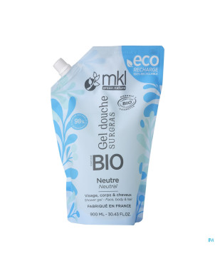 Mkl gel douche bio neutre recharge 900ml