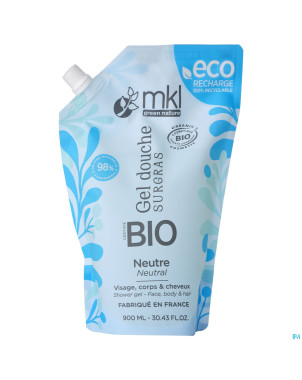 Mkl gel douche bio neutre recharge 900ml