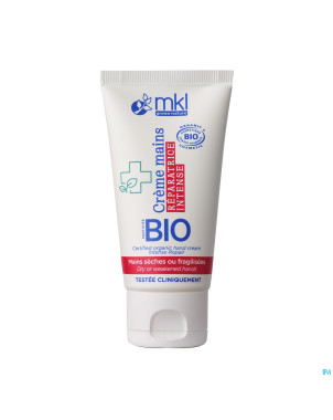 Mkl creme mains reparatrice intense bio tube 50ml