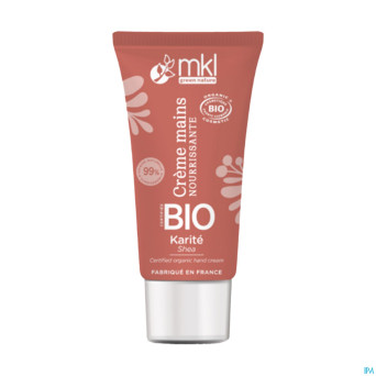 Mkl creme mains beurre karite bio tube 50ml