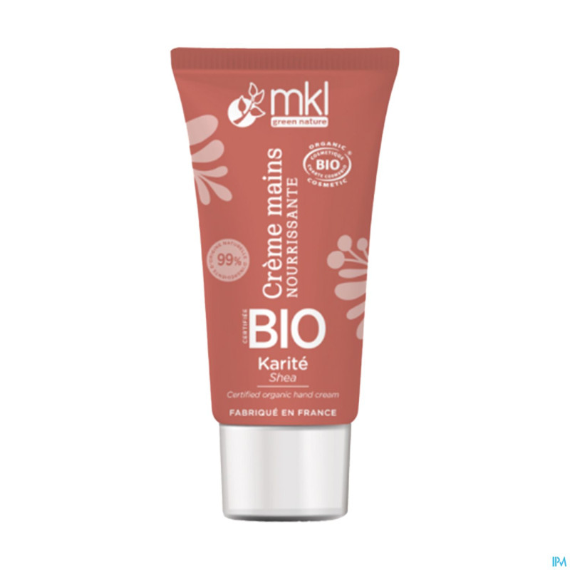 Mkl creme mains beurre karite bio tube 50ml