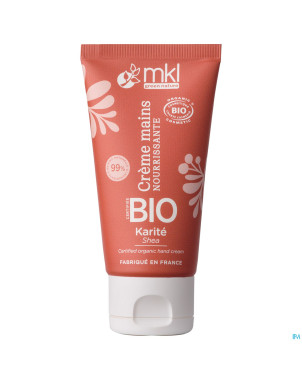 Mkl creme mains beurre karite bio tube 50ml