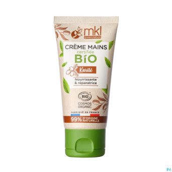 Mkl creme mains beurre karite bio tube 50ml