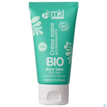 Mkl creme mains aloe vera bio tube 50ml
