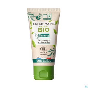 Mkl creme mains aloe vera bio tube 50ml