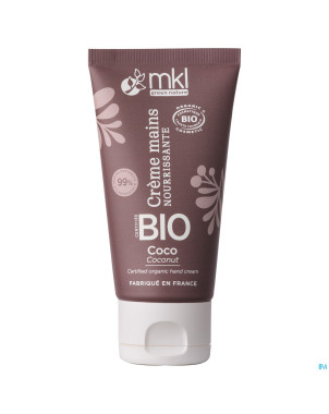 Mkl creme mains coco bio tube 50ml
