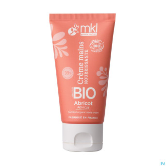 Mkl creme mains abricot bio tube 50ml