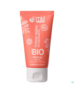 Mkl creme mains abricot bio tube 50ml