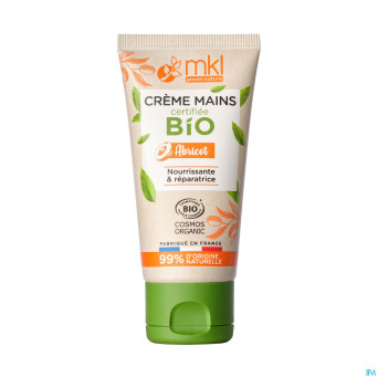 Mkl creme mains abricot bio tube 50ml