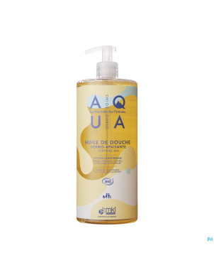 Aqua huile douche dermo apaisante bio fl pompe 1l