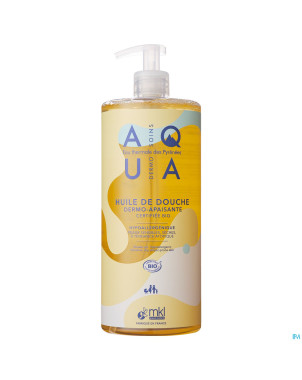 Aqua huile douche dermo apaisante bio fl pompe 1l