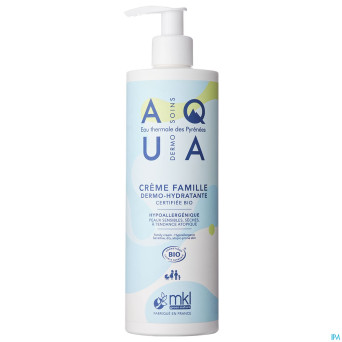 Aqua creme famille bio fl pompe 400ml