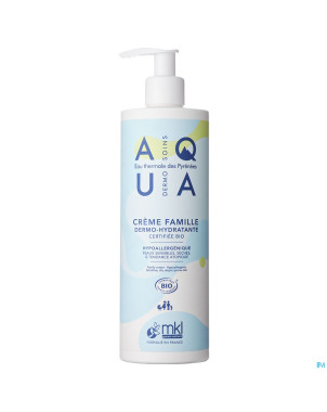 Aqua creme famille bio fl pompe 400ml