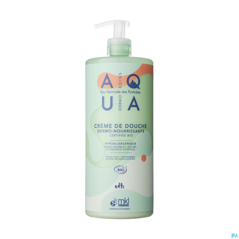 Aqua creme douche dermo nourrissante bio fl 1l