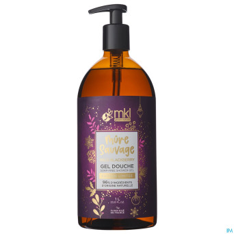 Mkl gel douche mure sauvage ed limitee fl pompe 1l