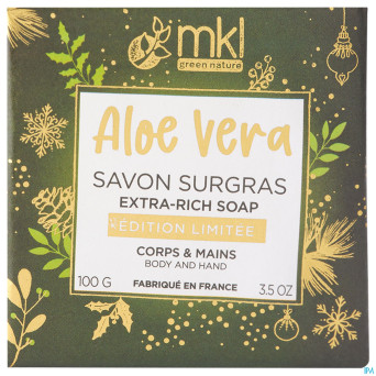 Mkl savon marseille surgras aloe vera ed limit100g