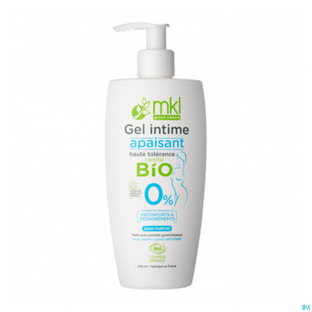 Mkl gel hygiene intime bio apaisant fl pompe 200ml