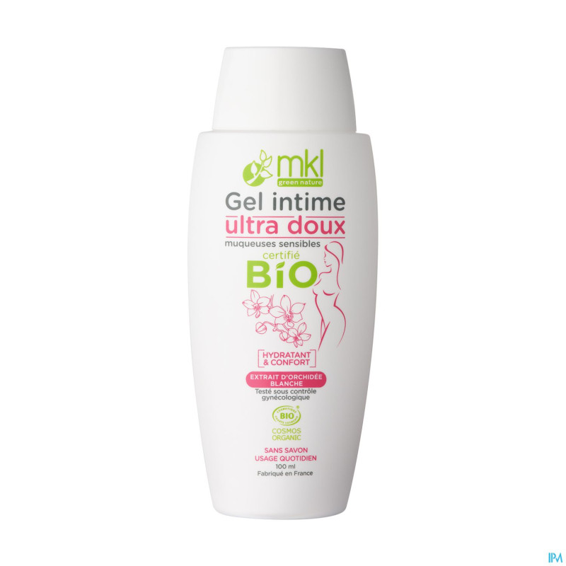 Mkl gel hygiene intime bio ultra doux fl 100ml
