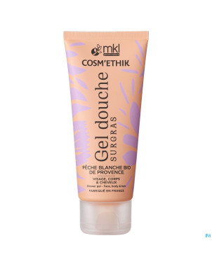 Cosm'ethik gel douche peche bio provence tube100ml