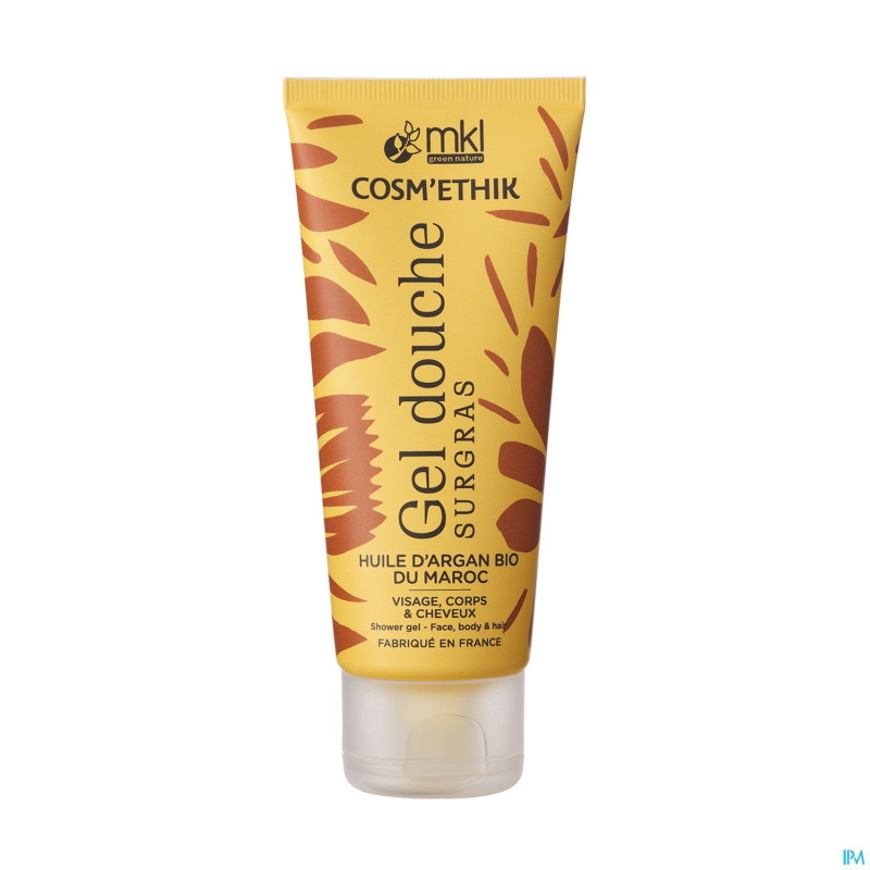 Cosm'ethik gel douche huile argan bio maroc 100ml