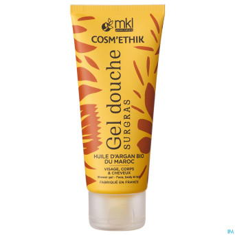 Cosm'ethik gel douche huile argan bio maroc 100ml