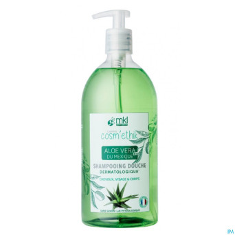 Cosm'ethik gel douche aloe vera bio fl pompe 1l