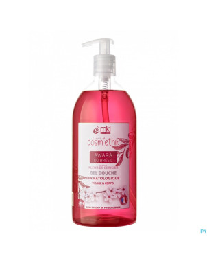 Cosm'ethik gel douche fleurs cerisiers fl pompe 1l