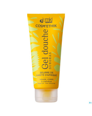 Cosm'ethik gel douche beurre karite afrique 200ml