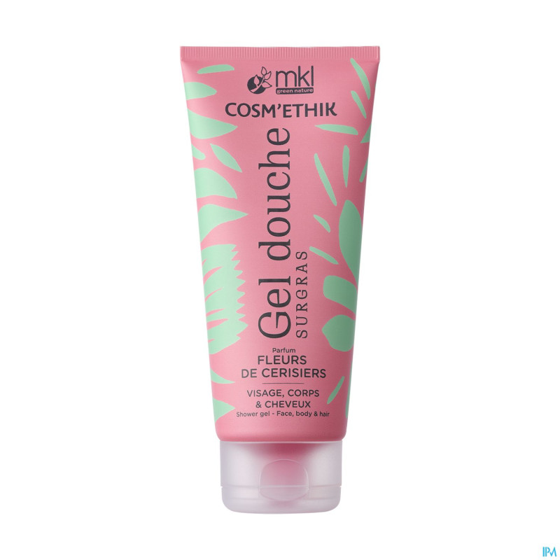 Cosm'ethik gel douche fleurs cerisiers tube 200ml